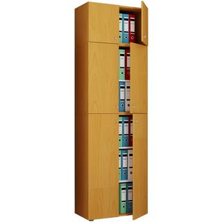 VCM XXL Armoire de bureau en bois Armoire à dossiers Livres Meubles de bureau Classeur Lona 5x A  