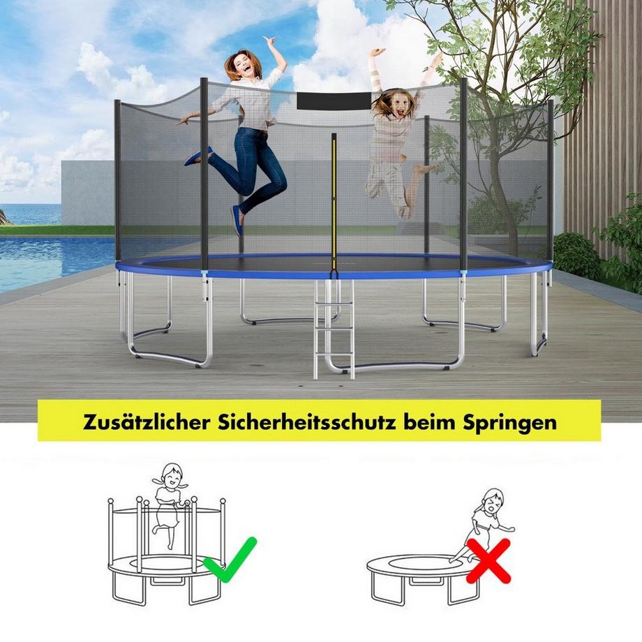 Northix Rete di sicurezza per trampolino  
