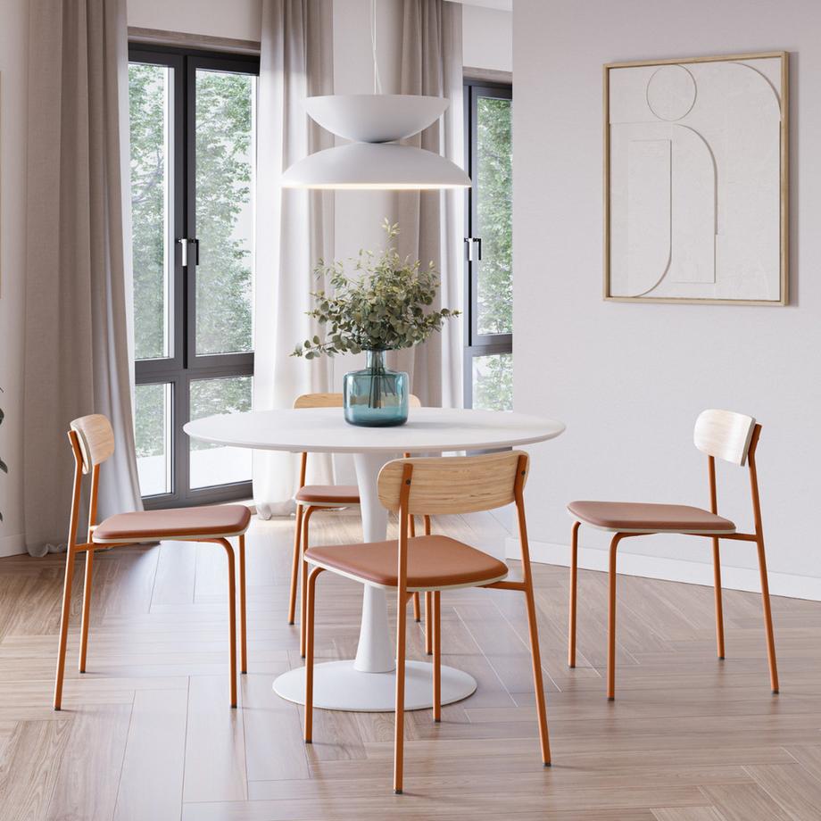 Calicosy Lot de 2 chaises ADRIANA  