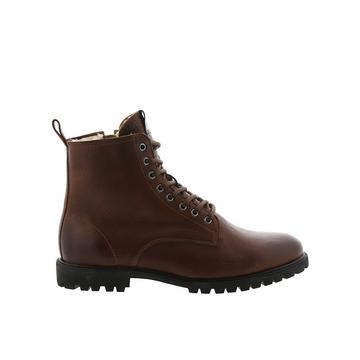 chaussures lace up boots - fur