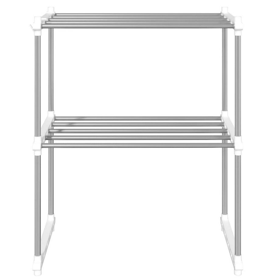 VidaXL Mikrowellenregal aluminium  