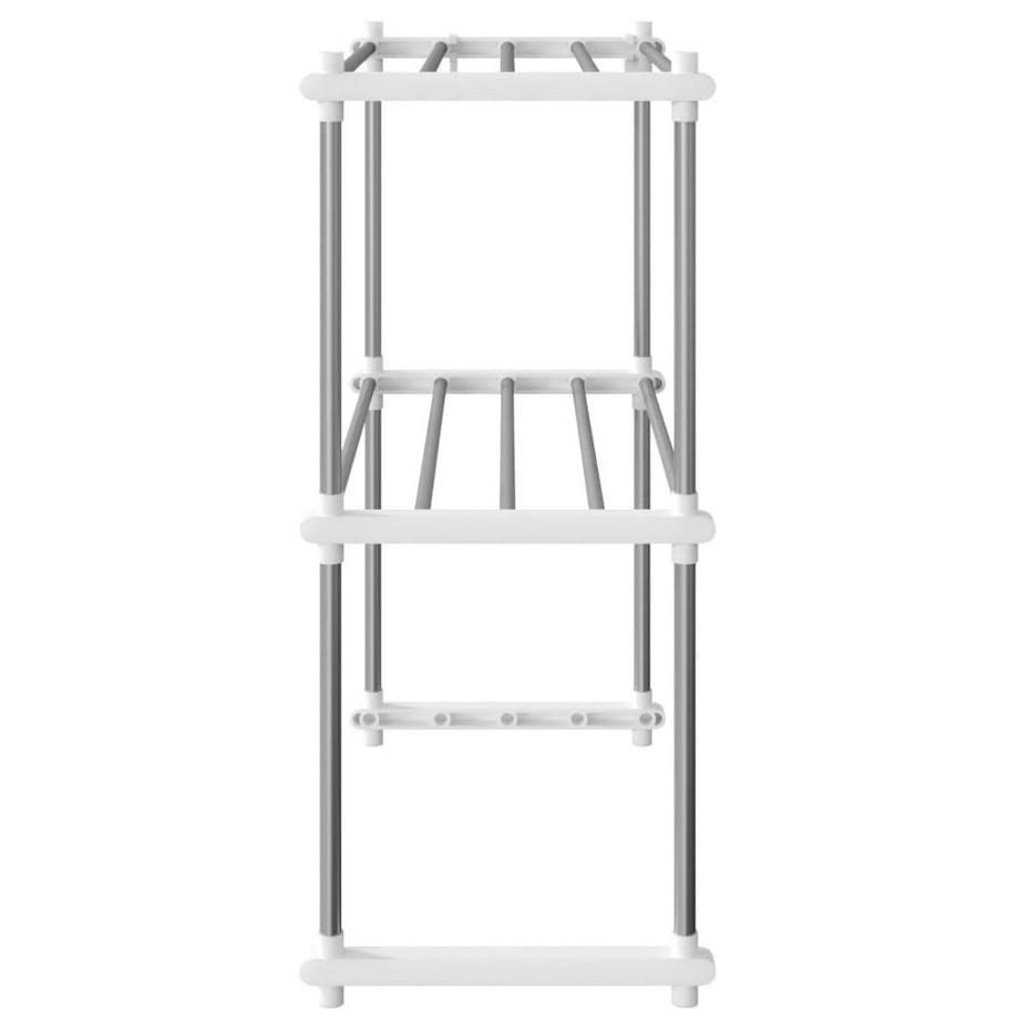 VidaXL Mikrowellenregal aluminium  