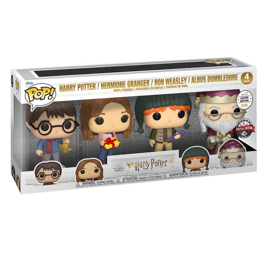 Funko  POP - Set of 4 - Movies - Harry Potter - Holiday 