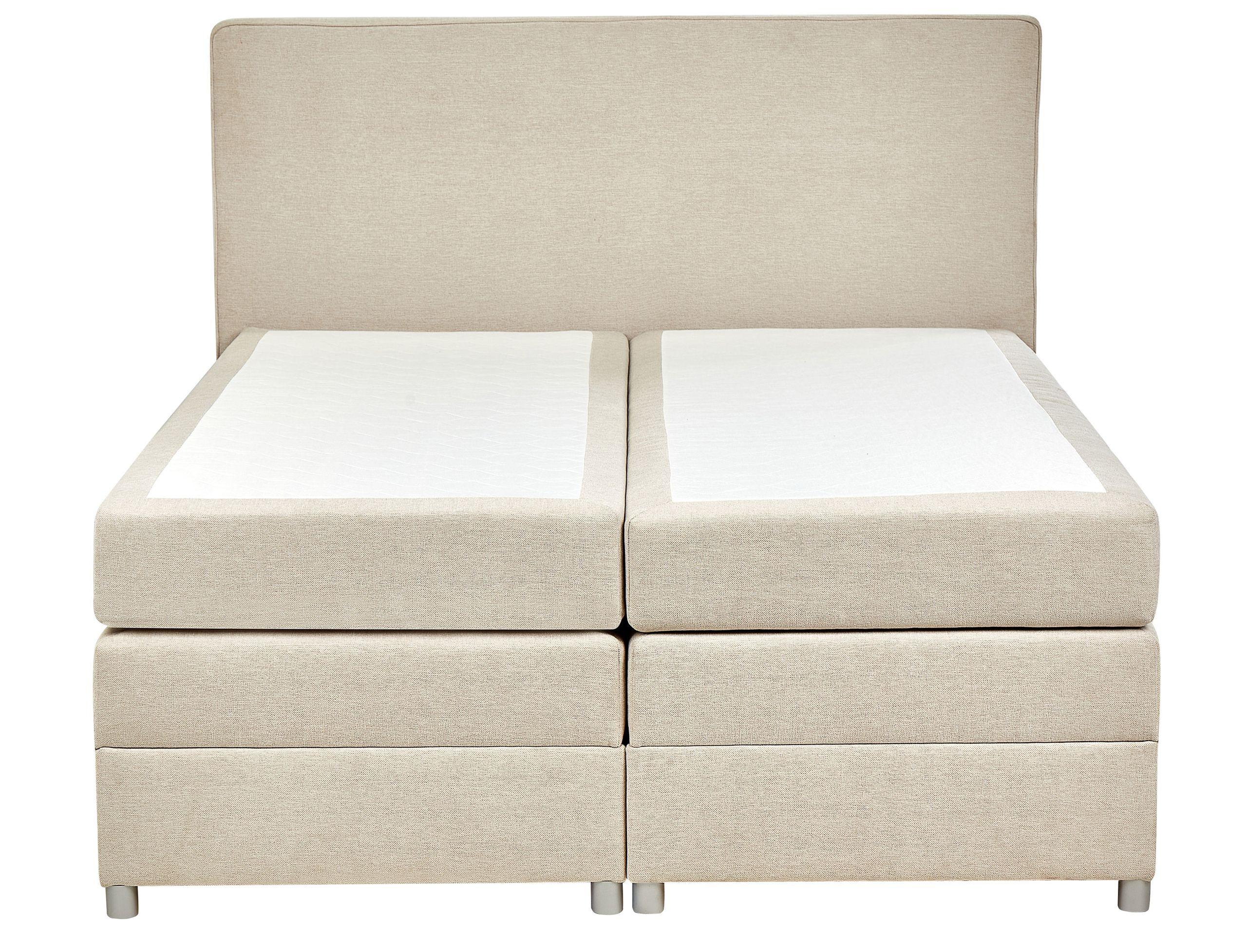 Beliani Boxspring Bett aus Polyester Klassisch MINISTER  