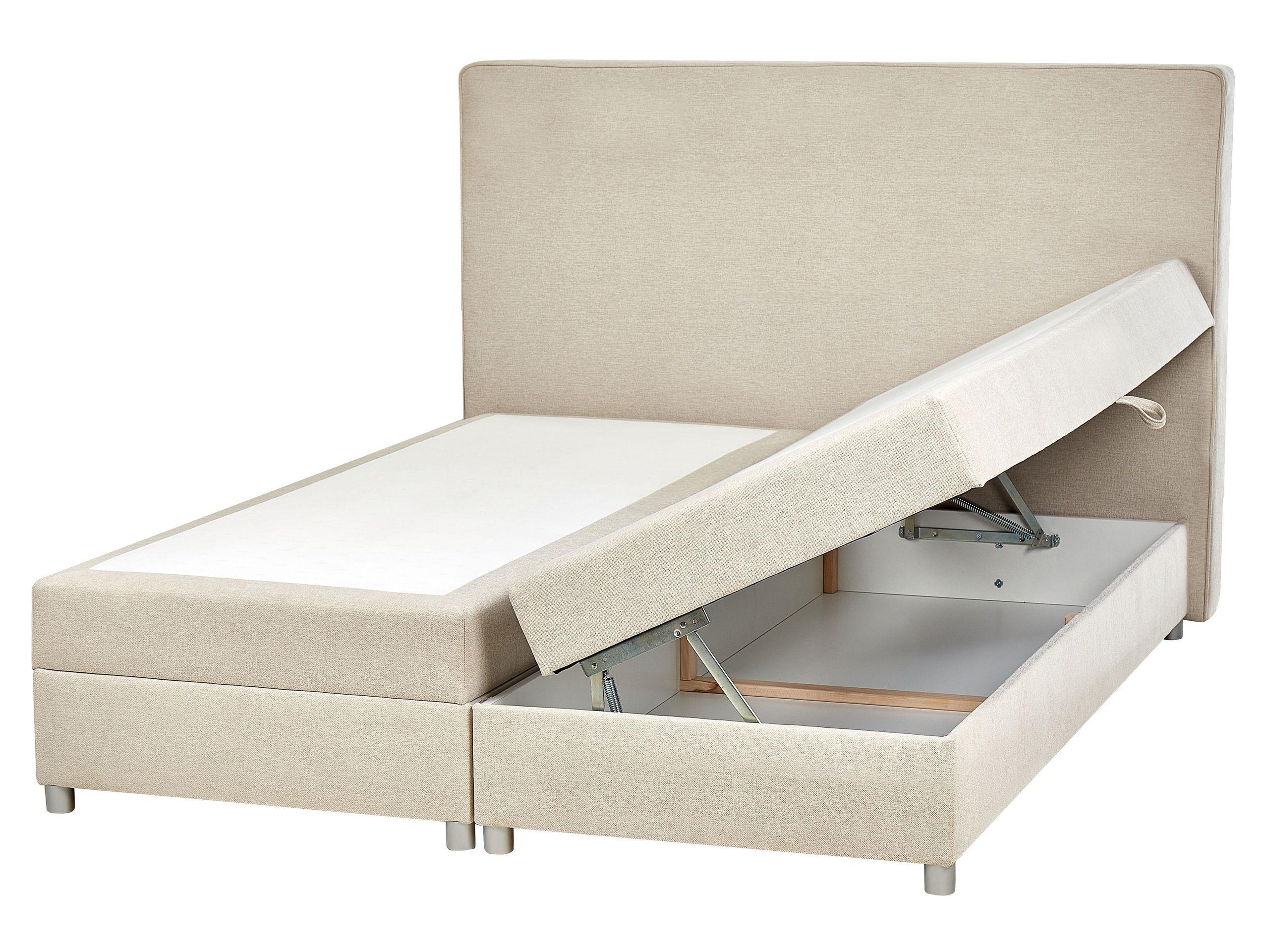 Beliani Boxspring Bett aus Polyester Klassisch MINISTER  