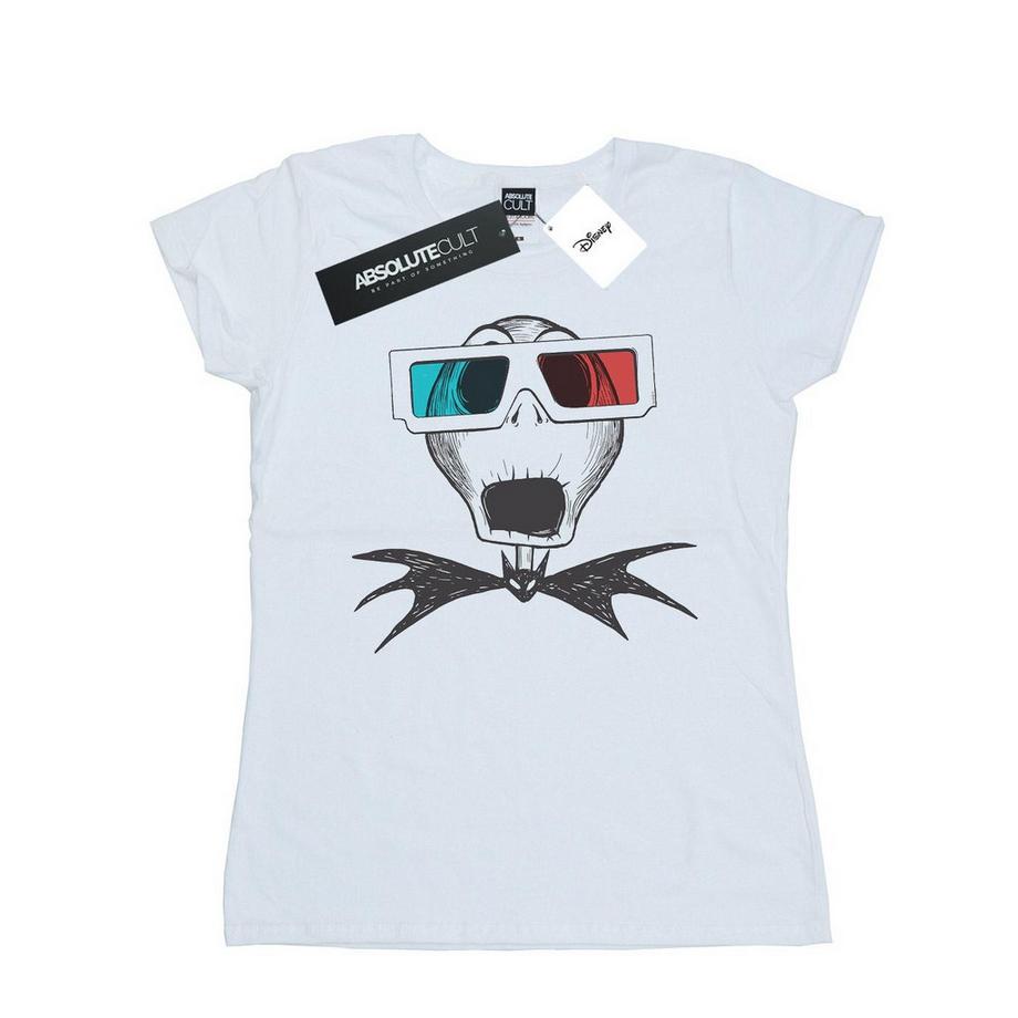 Disney Nightmare Before Christmas Jack Skellington Occhiali 3D T-Shirt  