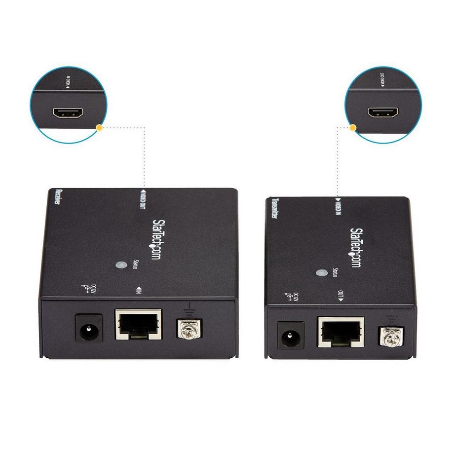 STARTECH.COM  StarTech.com HDMI über CAT5e HDBaseT Extender - POC Stromversorgung über Kabel - Ultra HD 4K 