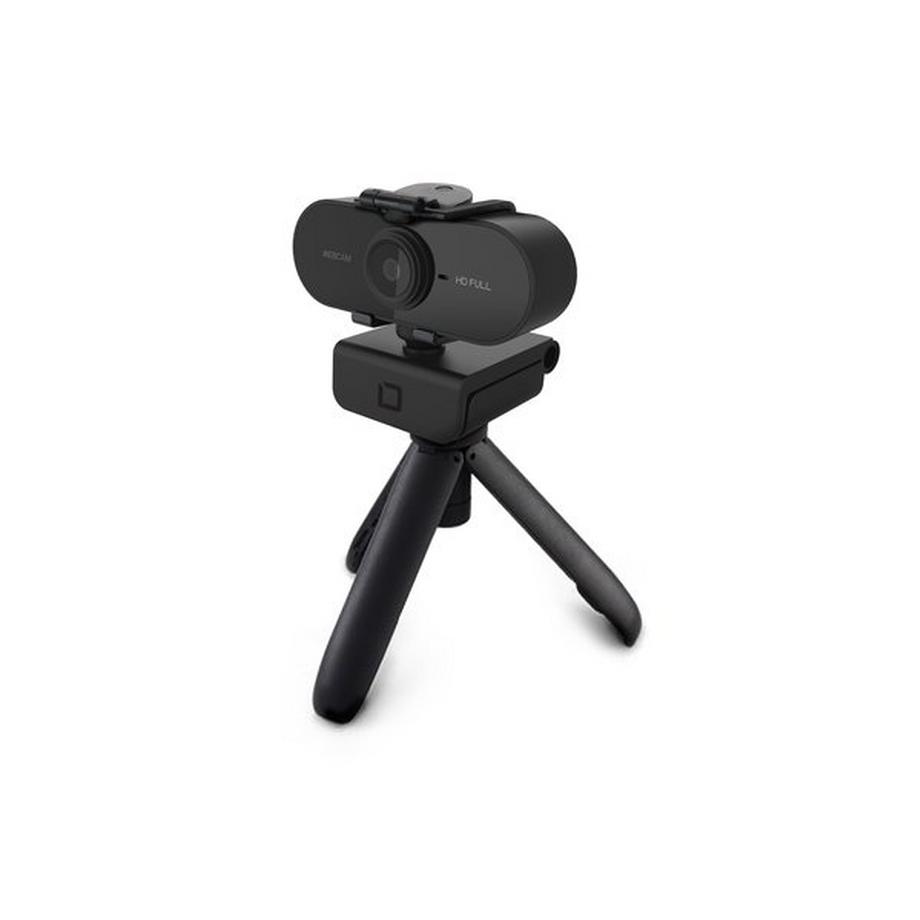 DICOTA  Dicota D31841 Webcam 1920 x 1080 Pixel USB 2.0 Schwarz 