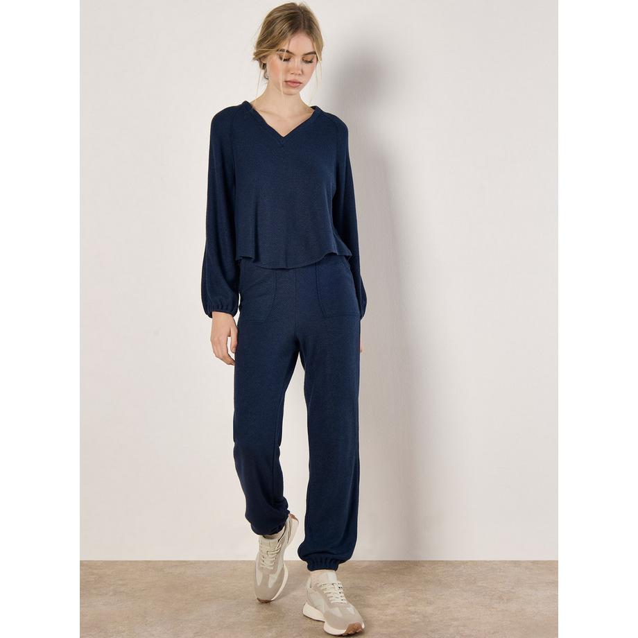 APRICOT Jogger testurizzato con tasche applicate  