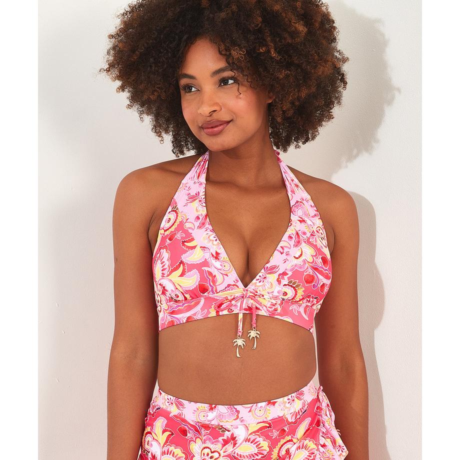 Joe Browns Haut de Bikini Licou Imprimé Floral Cachemire Recyclé  