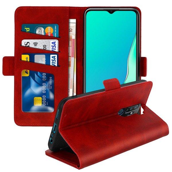 Avizar  Étui Folio Oppo A5 20/A9 20 Rouge 