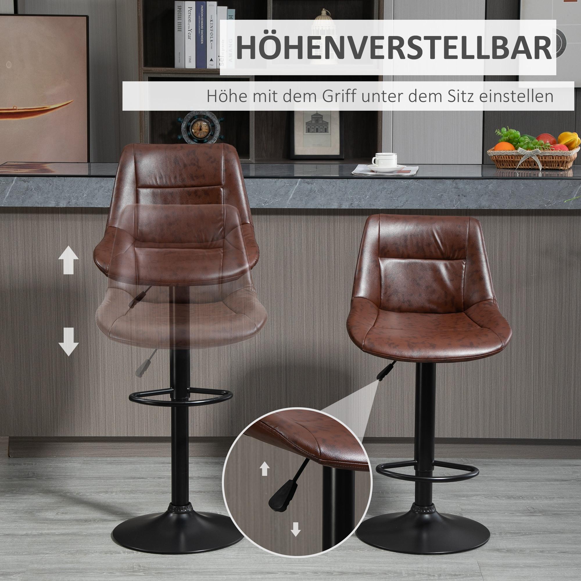 HOMCOM tabouret de bar  