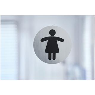 diaqua Plaquette porte femme mat brossé  