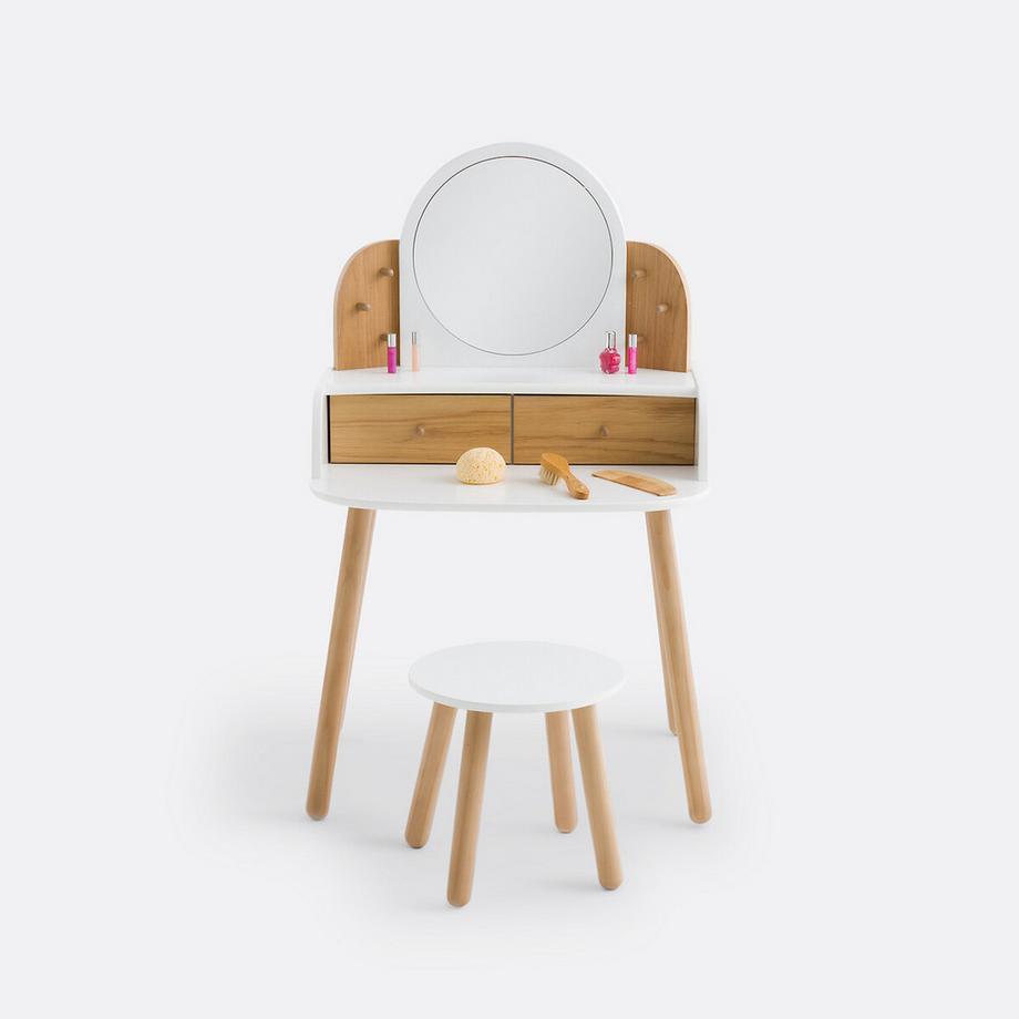 La Redoute Intérieurs Coiffeuse avec tabouret  