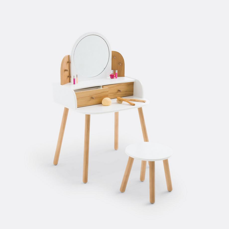 La Redoute Intérieurs Coiffeuse avec tabouret  