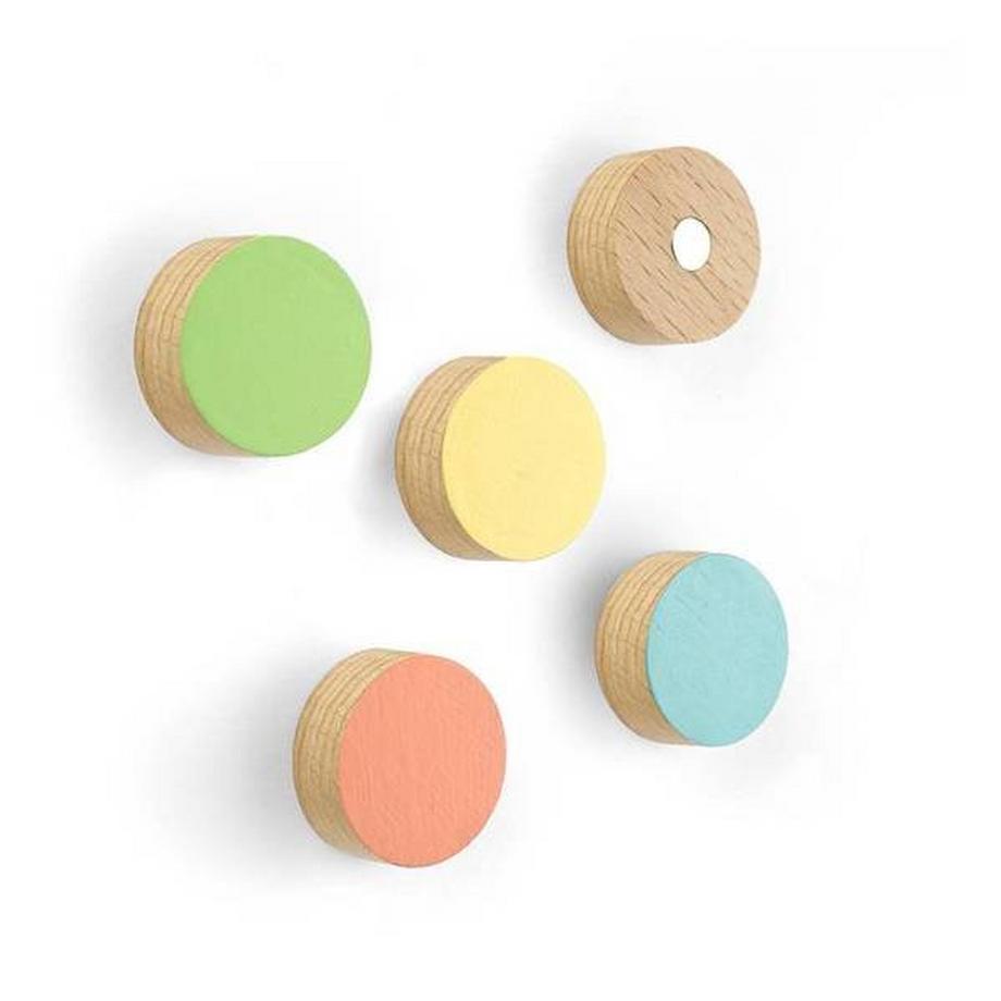 trendform Aimants TIMBER ROUND set de 5  