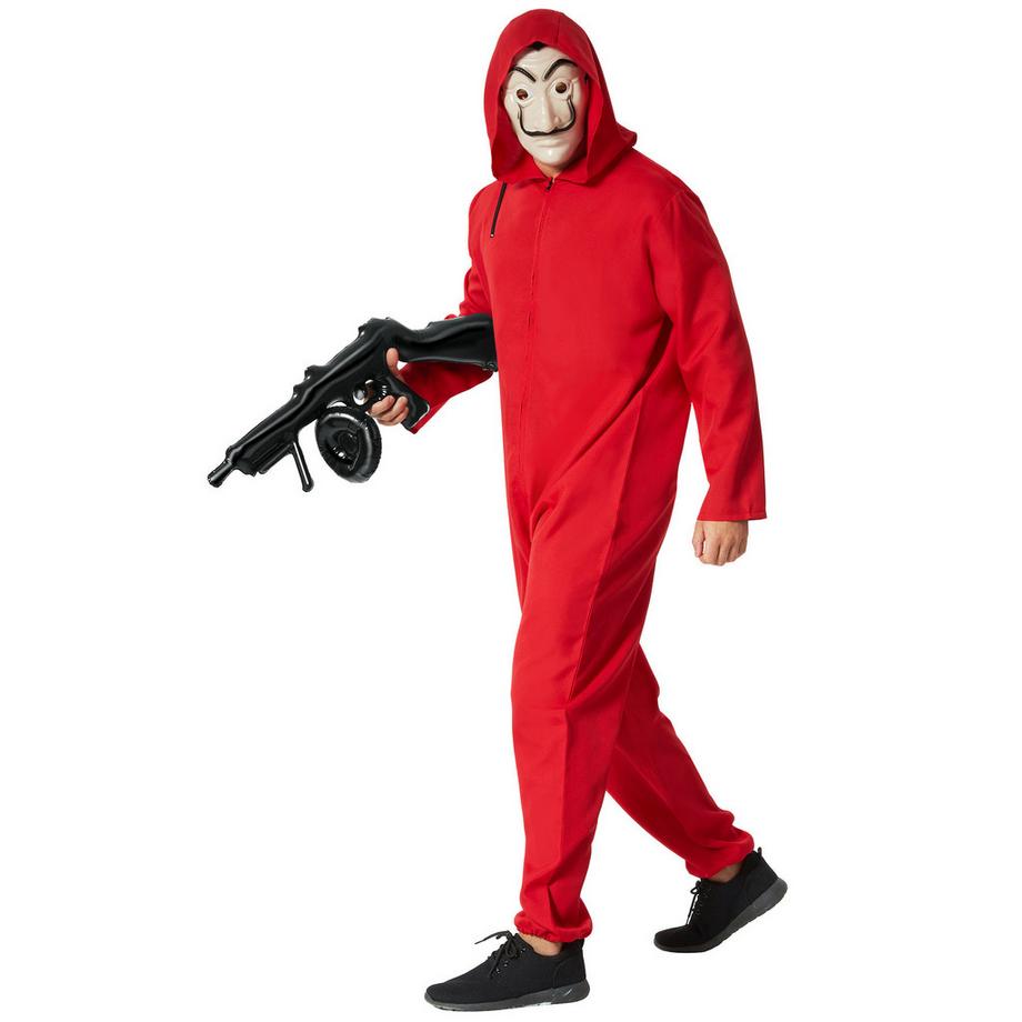 Tectake  Costume unisexe Braqueur masqué 