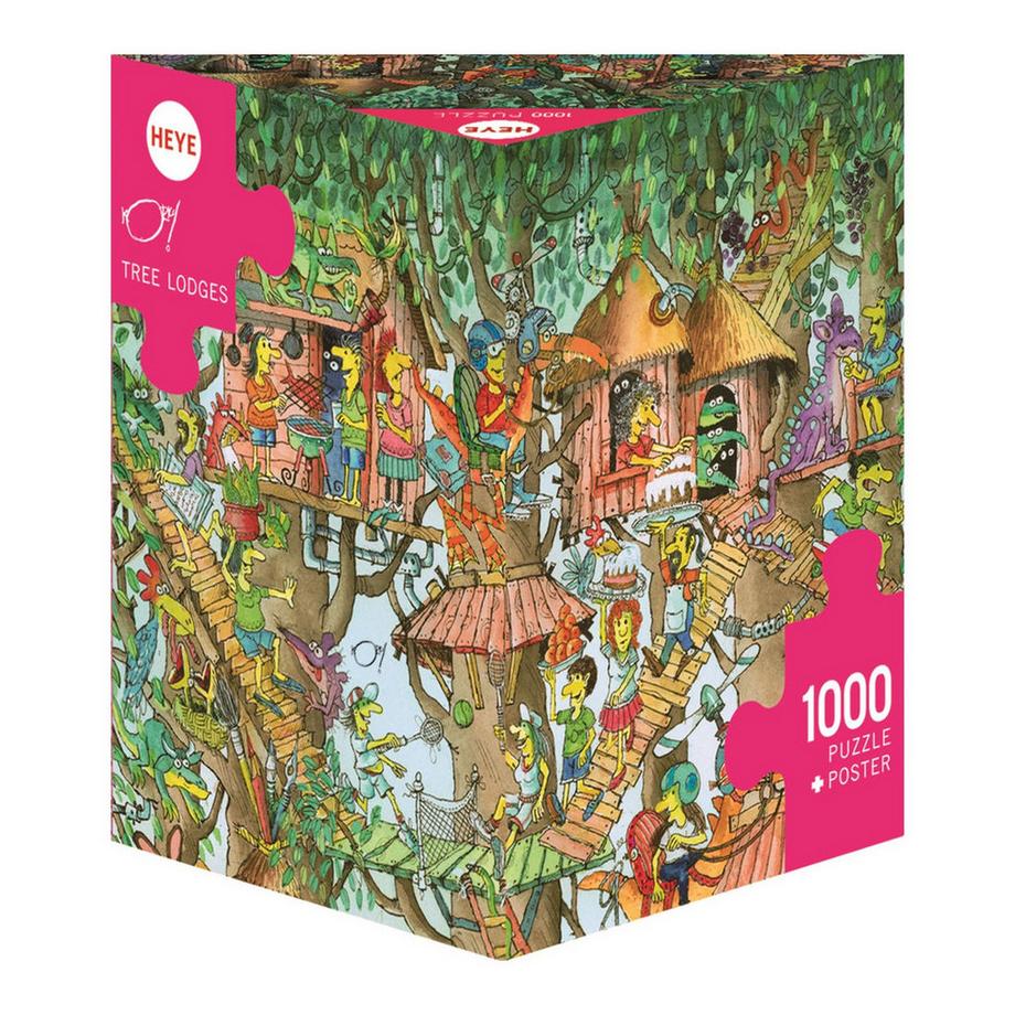 Heye  Puzzle Tree Lodges (1000Teile) 