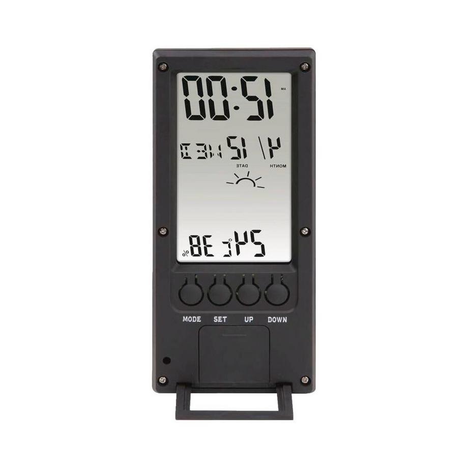 hama Hama Termometro LCD con igrometro, orologio, calendario, previsioni del tempo  