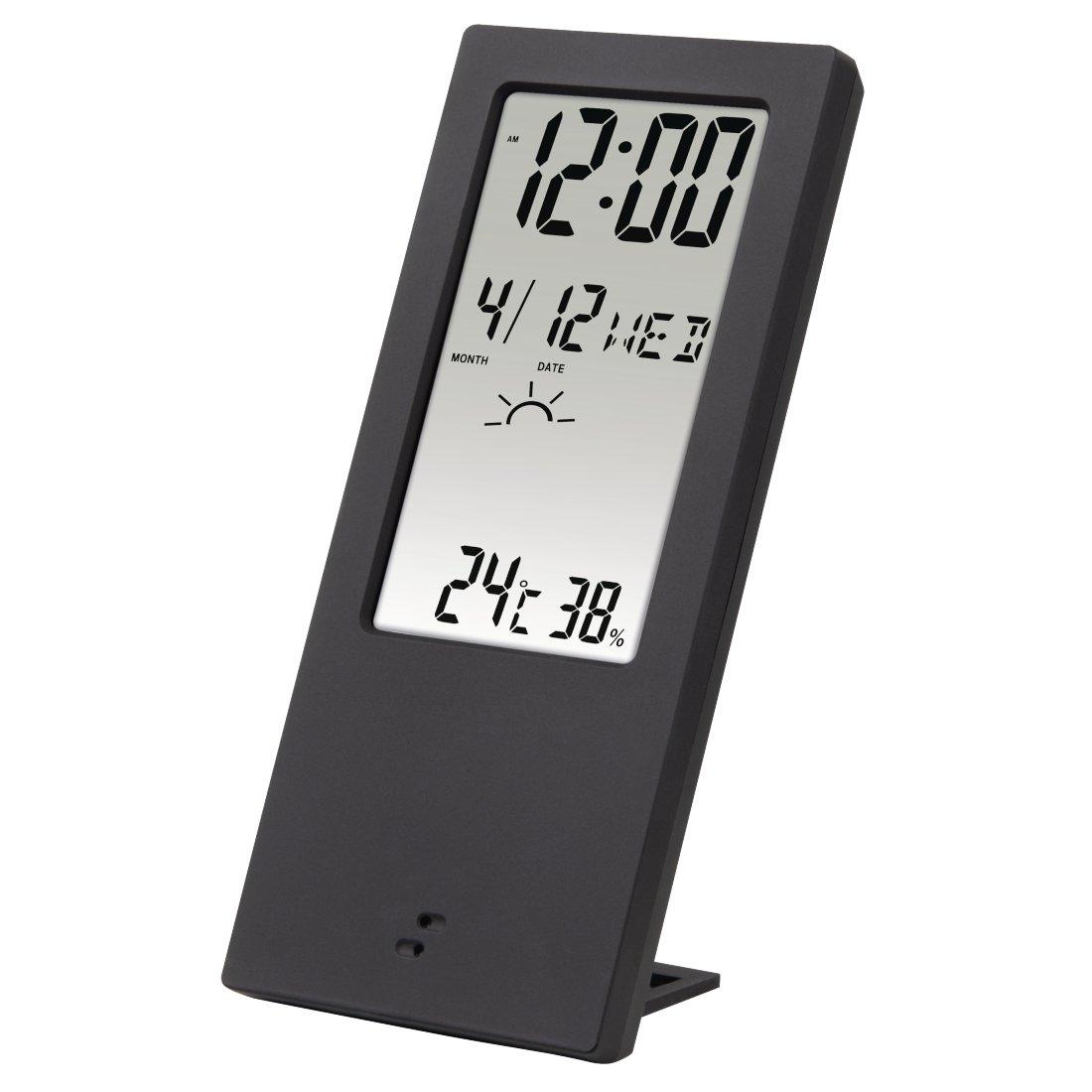 hama Hama Termometro LCD con igrometro, orologio, calendario, previsioni del tempo  