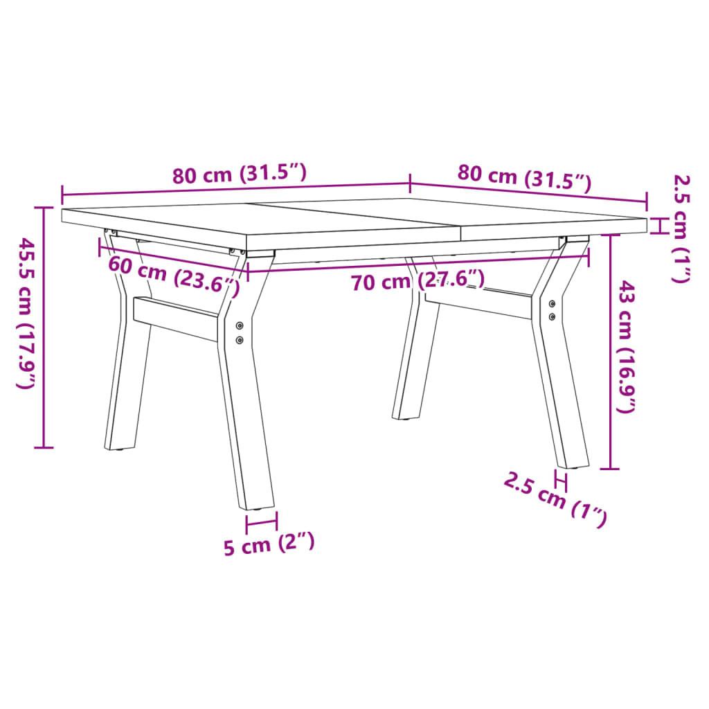 VidaXL Couchtisch kiefernholz  