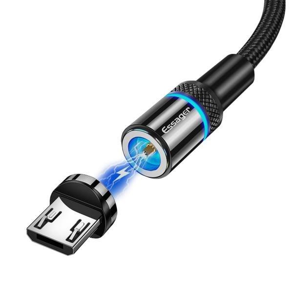 eStore  Micro-USB-Kabel mit Magnetstecker - 1 m 
