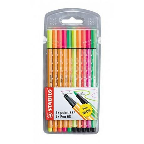 STABILO STABILO Point 88/Pen 68 01108868 10er Etui  