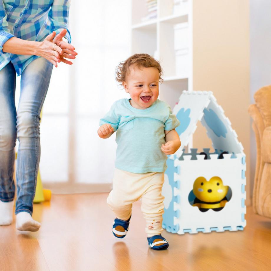 B2X  tappeto puzzle con 18 pezzi Nuvola 