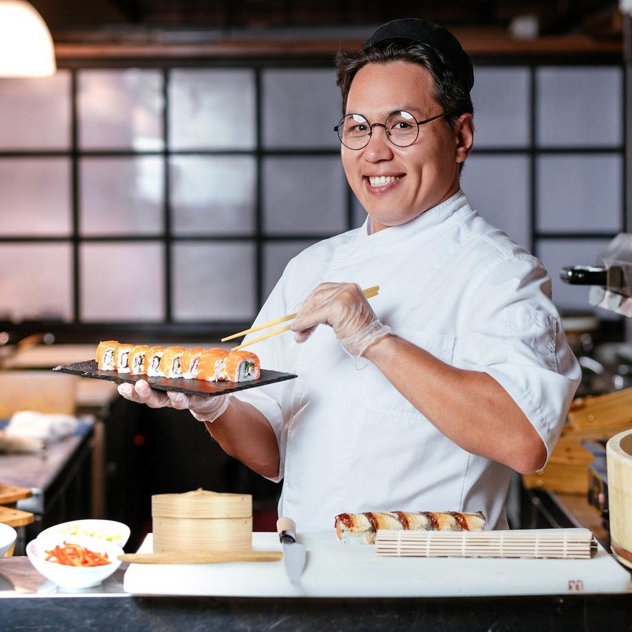 B2X  Sushi-Set aus Bambus 