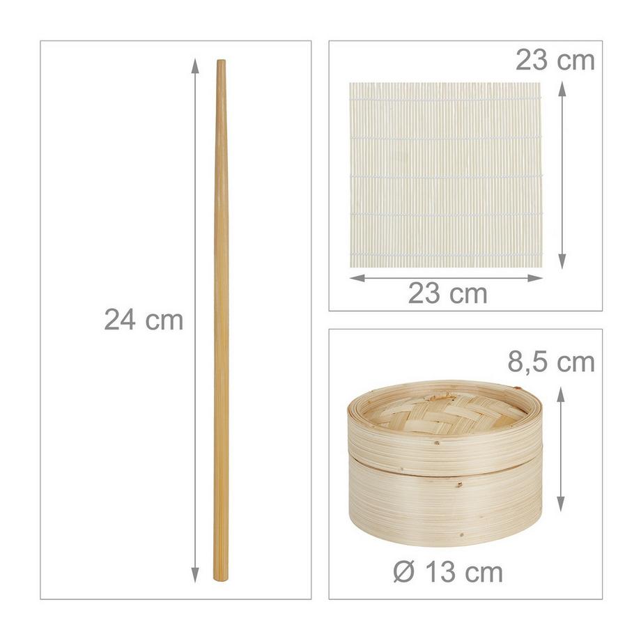 B2X  Sushi-Set aus Bambus 