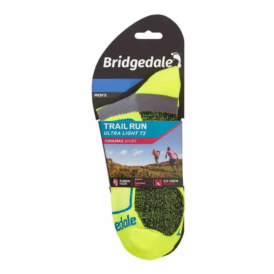 Bridgedale  Chaussettes de course ultralégères Coolmax Sport Crew 