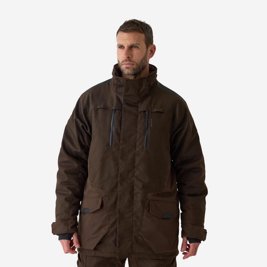 SOLOGNAC Warme geräuscharme Baumwolljacke  