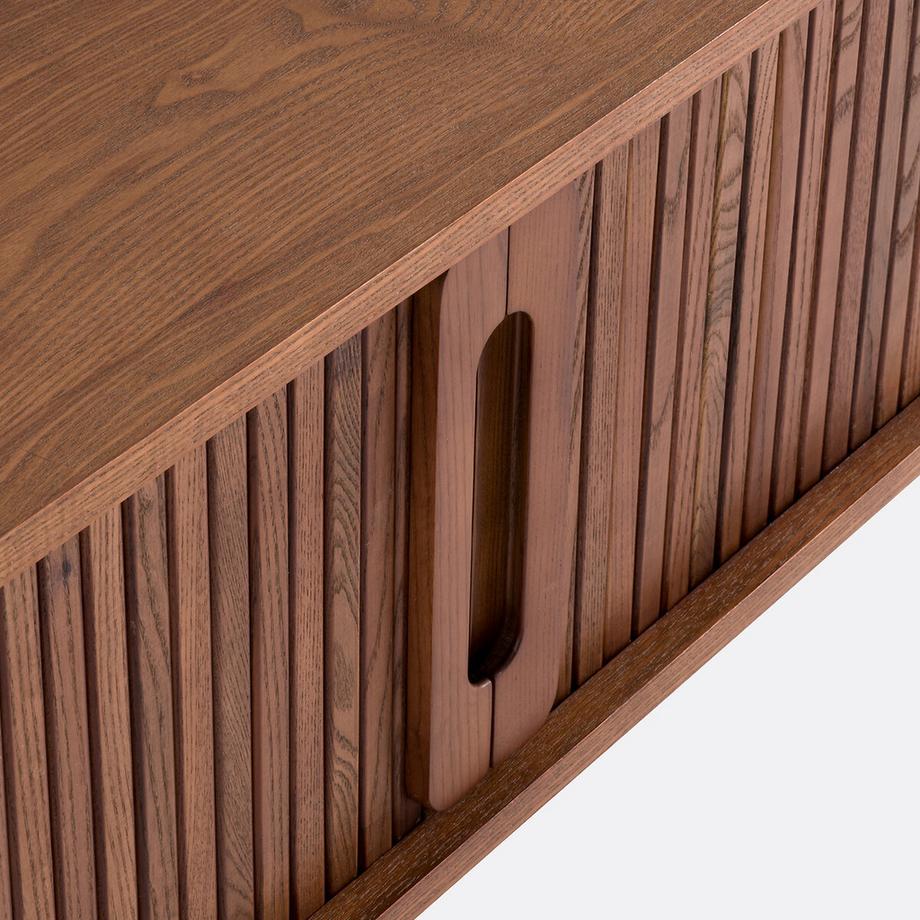 La Redoute Intérieurs TV-Möbel Wapong mit 2 Schiebetüren  