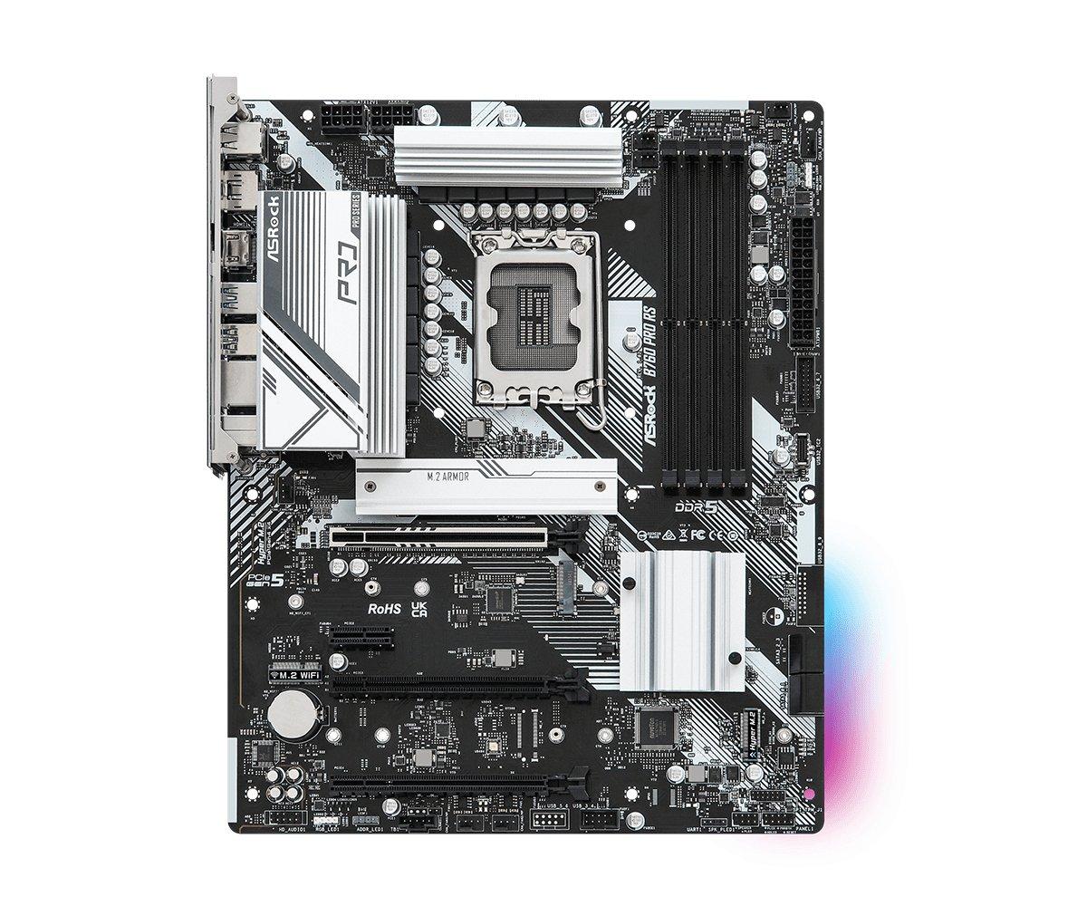 ASRock  B760 PRO RS Intel B760 LGA 1700 ATX 