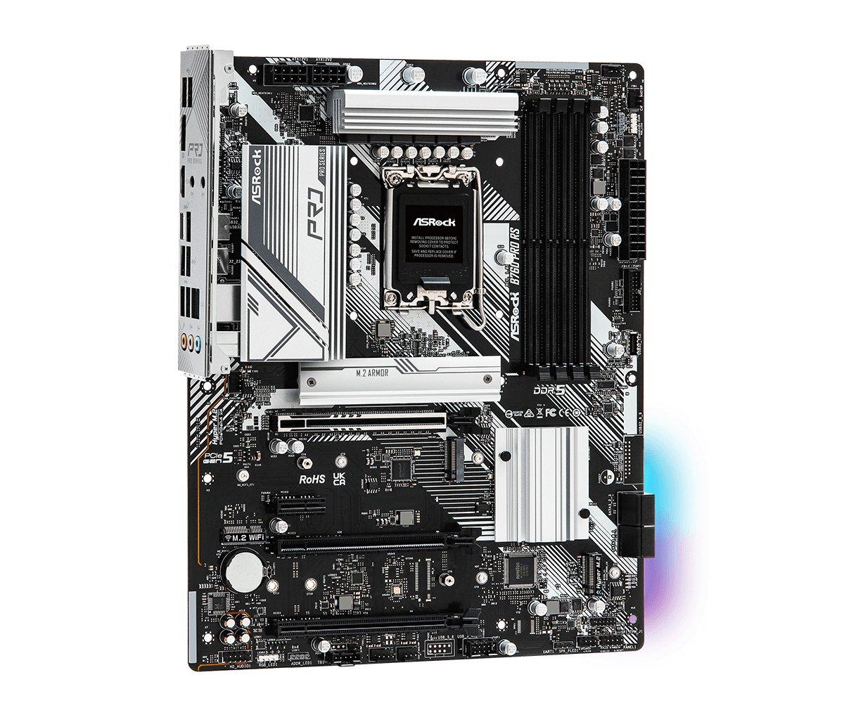 ASRock  B760 PRO RS Intel B760 LGA 1700 ATX 