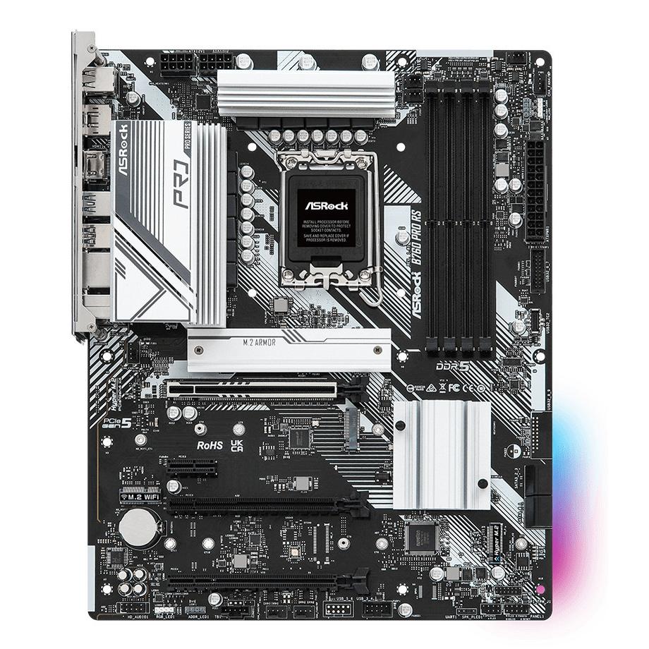 ASRock  B760 PRO RS Intel B760 LGA 1700 ATX 
