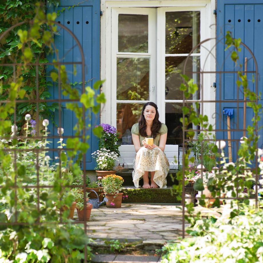 B2X Traliccio 150 cm set di 2 marrone  