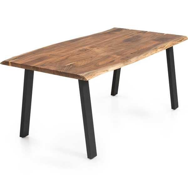 mutoni Tavolo da pranzo acacia naturale 4 gambe 160x85  