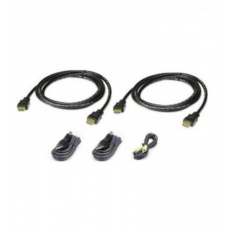 ATEN  2L-7D02UHX5 USB HDMI Dual Display Secure KVM Kabel Set 1 