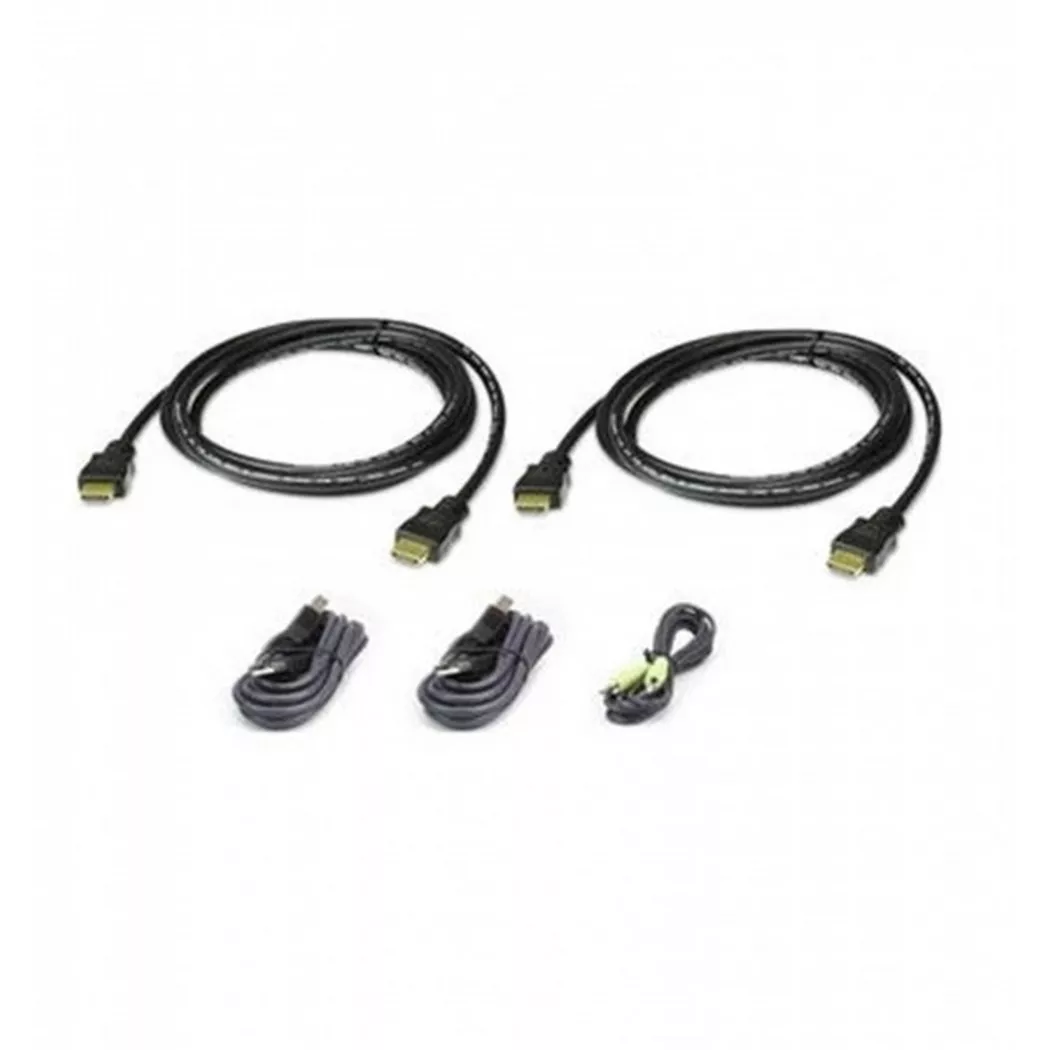 ATEN - 2L-7D02UHX5 USB HDMI Dual Display Secure KVM Kabel Set 1
