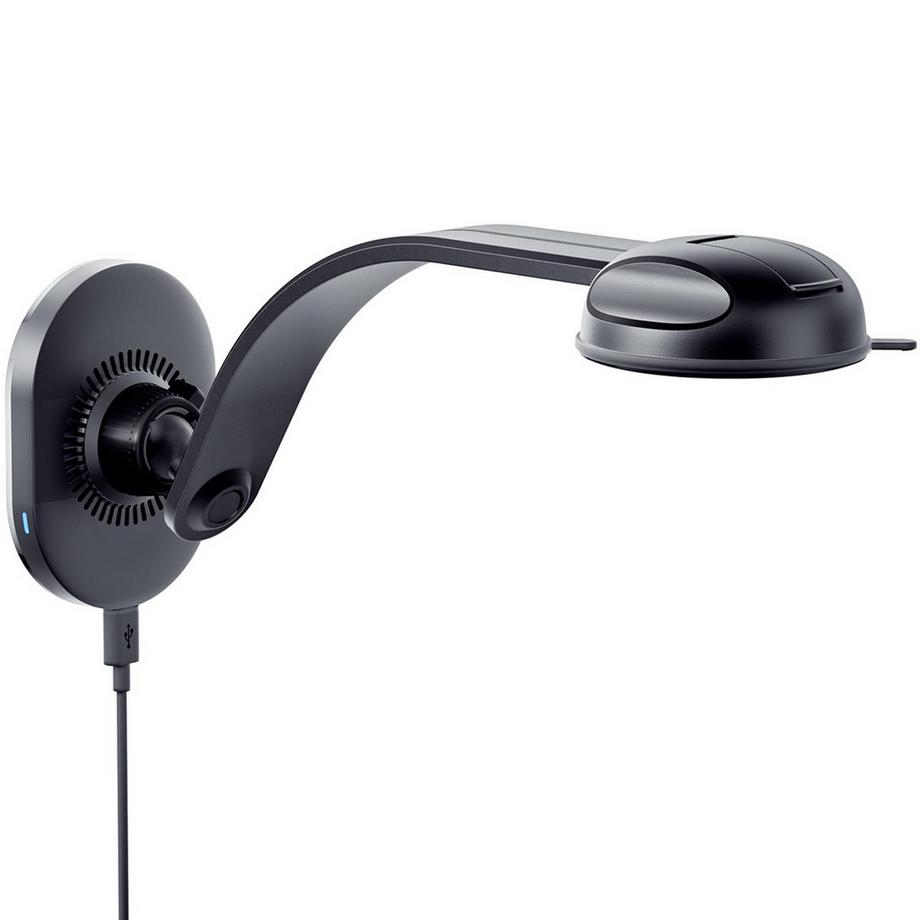 Celly  Support voiture Tableau de bord/pare-brise Compatible MagSafe Chargement sans fil 15W 