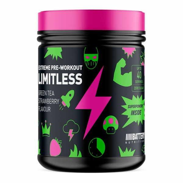 Battery  Limitless Green Tea Strawberry 360g 