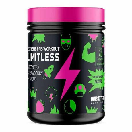 Battery  Limitless Green Tea Strawberry 360g 