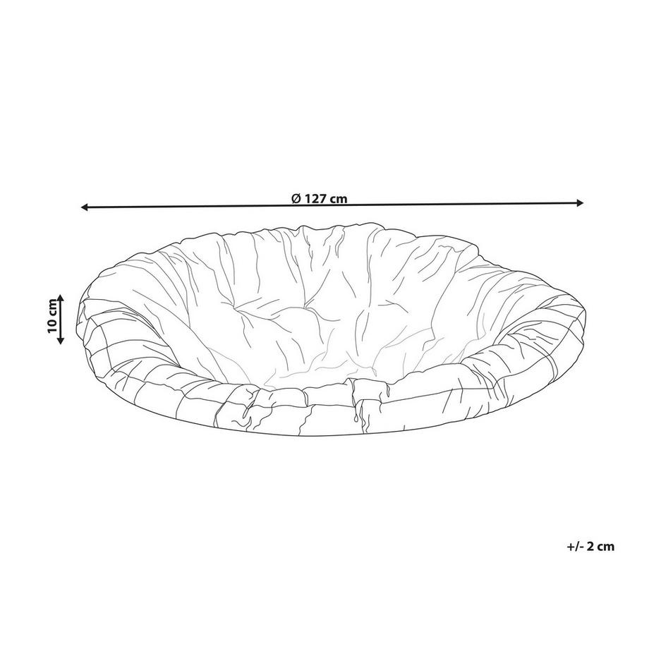 Beliani Gartenstuhlkissen aus Baumwolle Boho SALVO/ ORVIETO  
