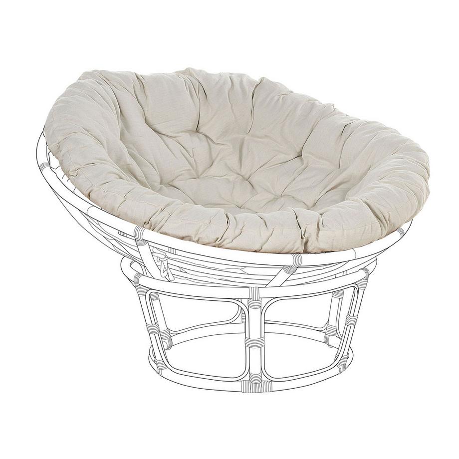 Beliani Gartenstuhlkissen aus Baumwolle Boho SALVO/ ORVIETO  