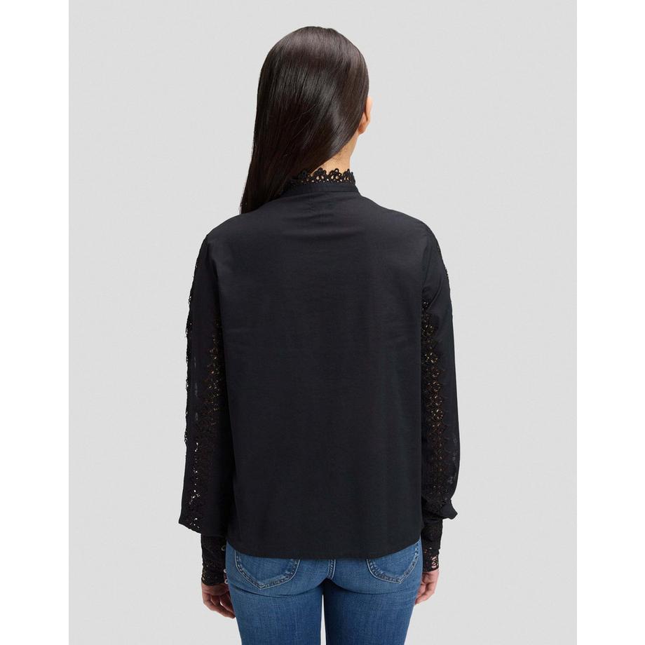 Lee Blusa Bohemian a maniche lunghe  