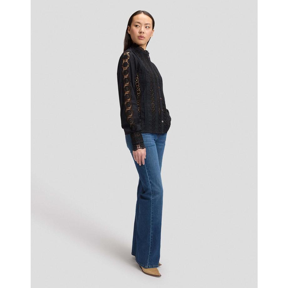 Lee Blusa Bohemian a maniche lunghe  
