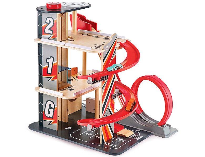 Hape  Stunt-Fahrbahn mit Ladestation 