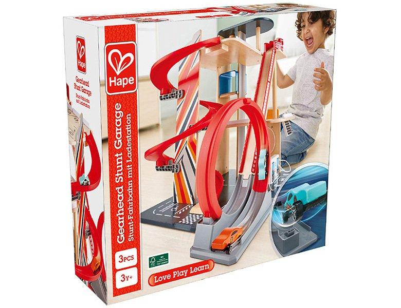 Hape  Stunt-Fahrbahn mit Ladestation 