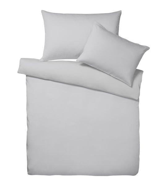 Living Home Melange Jersey Uni Taie de duvet  